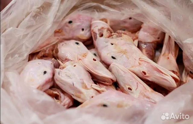 Утиные головы,шеи фермерские и др.субпродукты