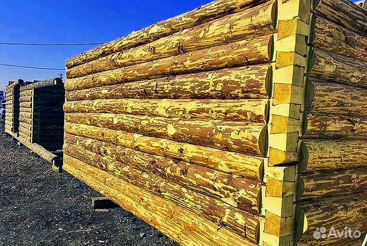 Сруб баньки 6/4+2м