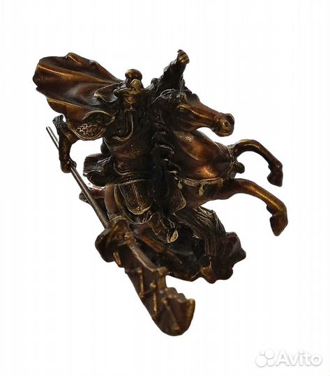 Гуань Юй Китайская Статуэтка из Бронзы RU*01a