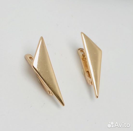 Серьги из медицинского сплава