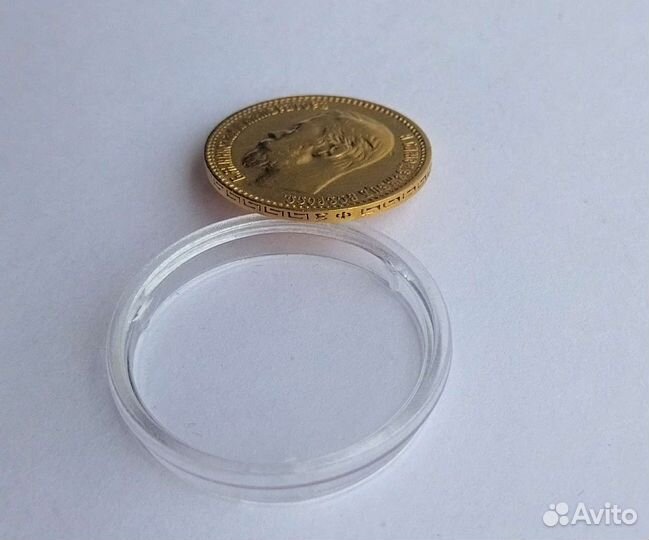 Золотая монета Николай 2