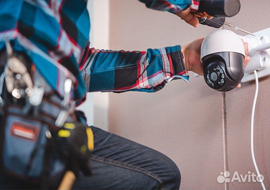 Установка видеонаблюдения, домофонии, скуд