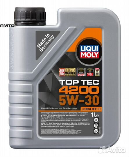 Liqui moly 7660 Масло моторное liqui moly Top Tec