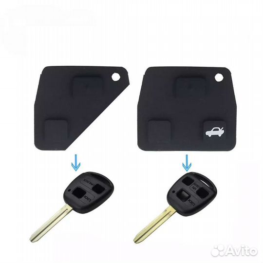 Кнопки ключа Toyota Lexus