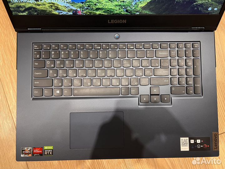Ноутбук Lenovo Legion 5 17ACH6H RTX 3060, 17.3