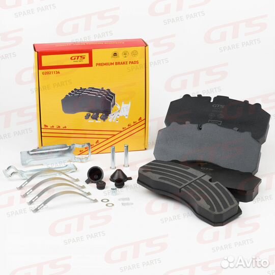 Дисковые тормозные колодки scania F A0024204920