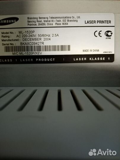 Термоузел для лазерного принтера Samsung ML-1520P