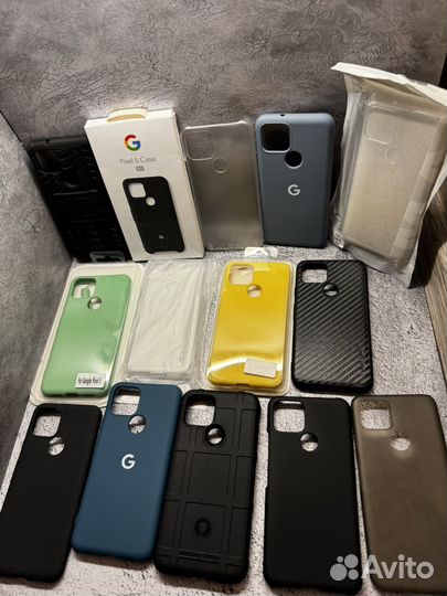 Чехлы google pixel 5 (fabric case и обычные)