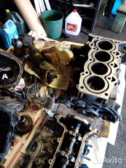 Двигатель 1ND в разборе