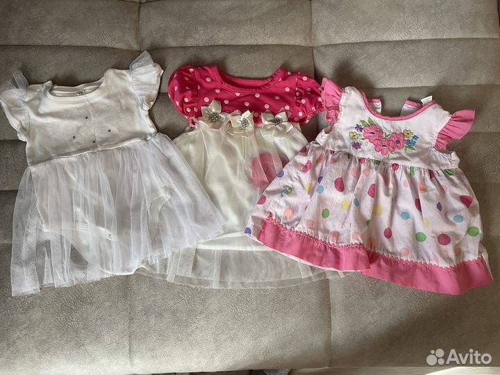 Вещи пакетом для девочки 62-74