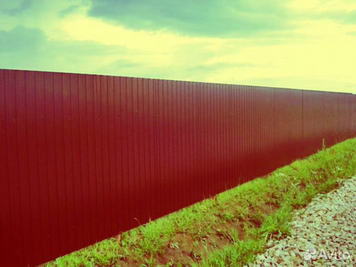 Забор из профлиста