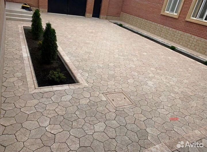 Тротуарная плитка.брусчатка. из кевларобетона