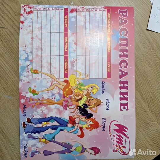 Расписание на неделю (уроки)