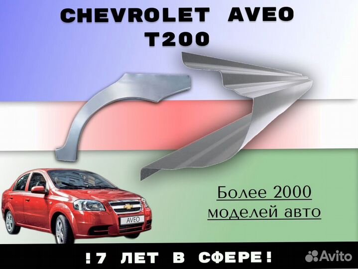 Задняя арка Chevrolet Aveo T200/250