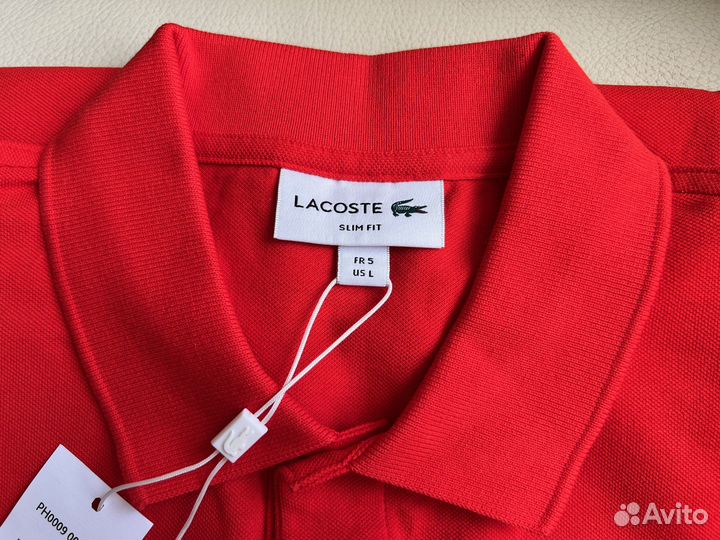 Поло Lacoste Slim Fit Оригинал T5 (US L)