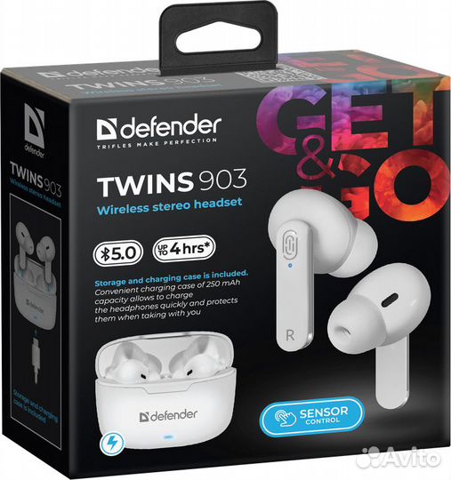 Гарнитура defender Twins 639 (Bluetooth)