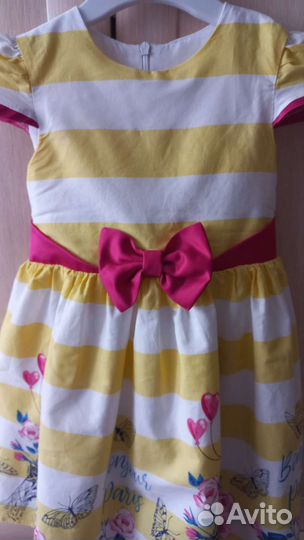 Нарядное платье для девочки 98
