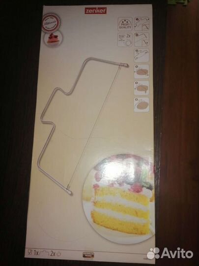 Нож-струна кулинарный для коржей. 31 на16