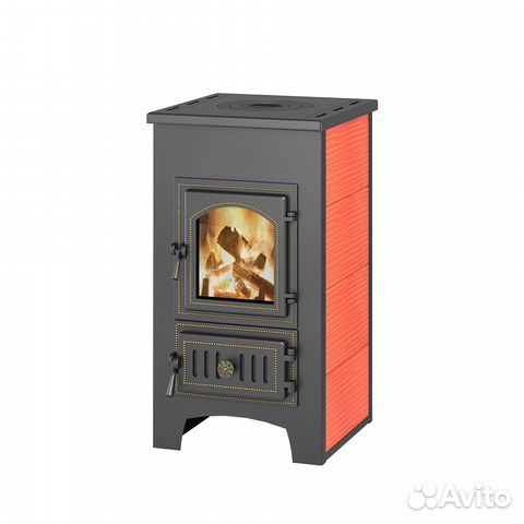 Печь-Камин везувий пк-01 (270) с плитой беж. 9 кВт