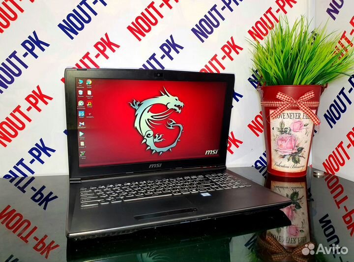 Ноутбук MSI игровой core i7 6700/16гб/ssd+hdd