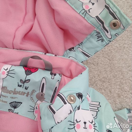 Комбинезон демисезонный 74 80 для девочки
