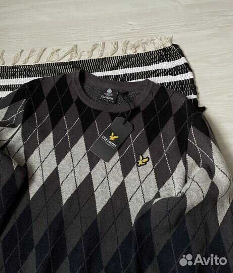 Новый свитер Lyle Scott Оригинал Шерсть