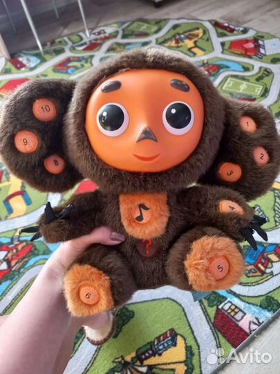 Чебурашка игрушка музыкальная