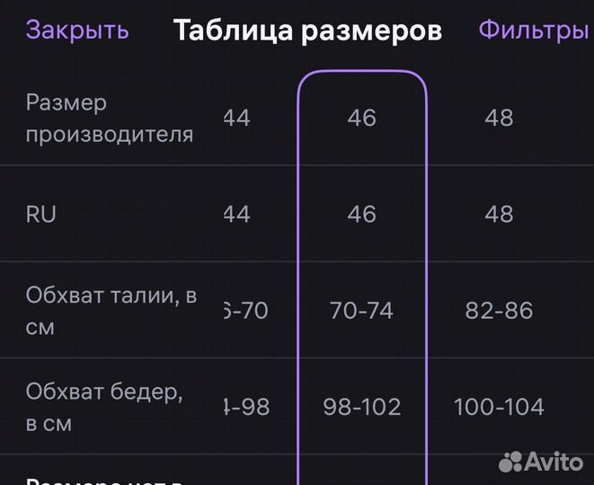 Джинсы для беременных 46