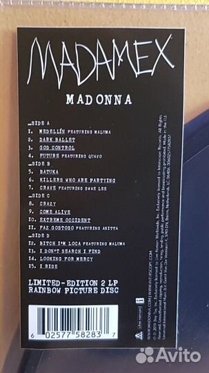 Виниловая пластинка Madonna, Madame X (picture)