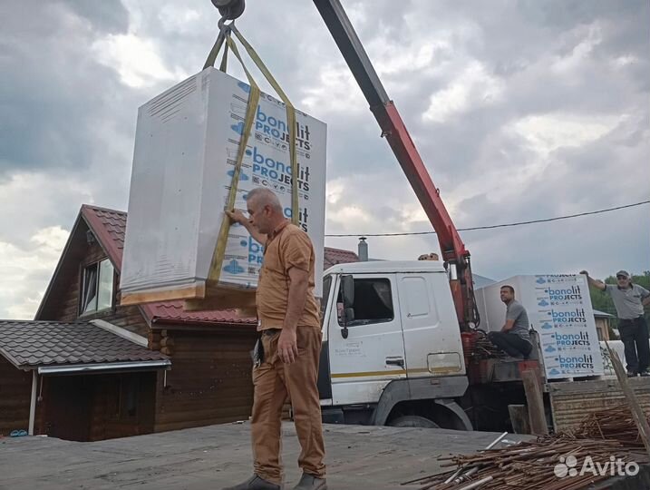 Строительные и перегородочные блоки Бонолит