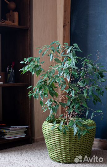 Кашпо из искусственного ротанга 20 литров