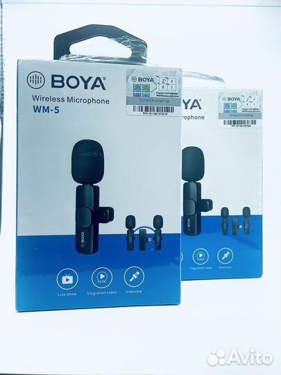 Петличный микрофон boya