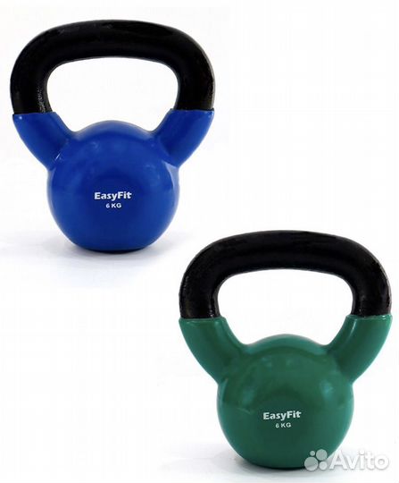 Гиря обрезиненная 4кг 6кг 8кг 10кг 12кг 14кг 16кг