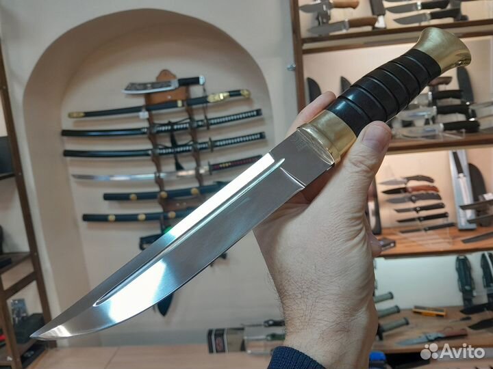 Нож ручной ковки Пластун
