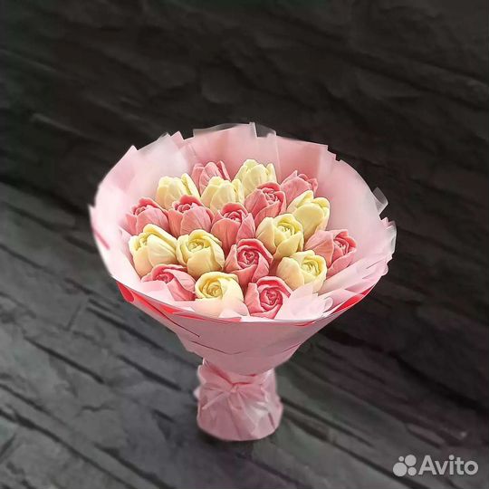 Букеты из шоколадных цветов, съедобные букеты