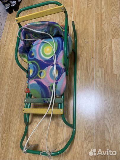 Детские санки коляска