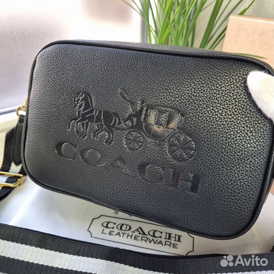 Сумка новая Coach Convertible Belt Bag чёрная