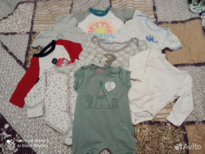 Детская одежда для мальчиков 56-62 пакетом