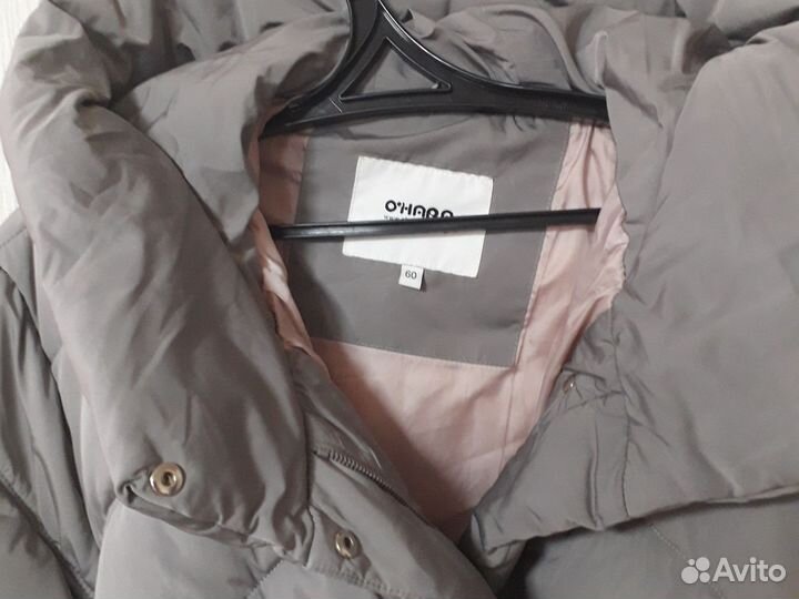 Пуховик женский.58-62раз.очень тёплый и лёгкая