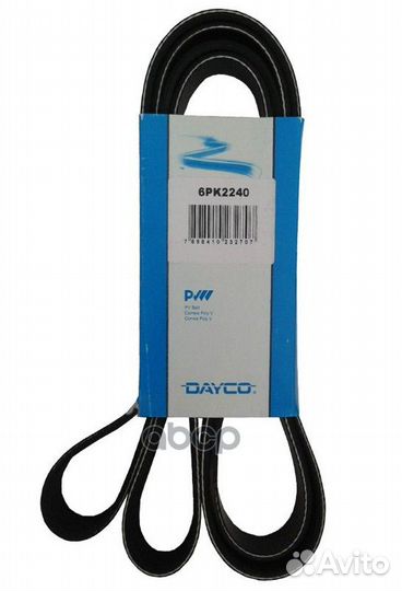 Ремень поликлиновый Dayco 6PK2240 Dayco