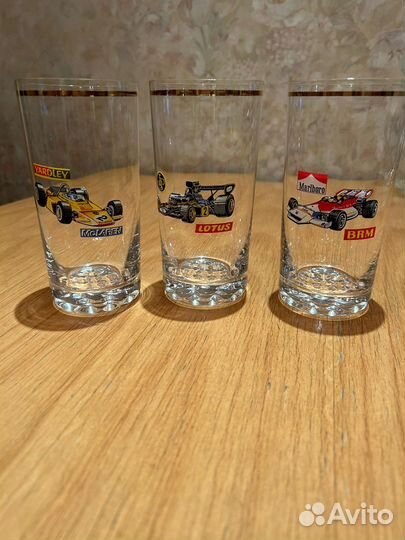 Стаканы из тонкого стекла. Чехия