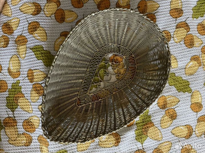 Конфетница мельхиор СССР