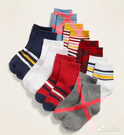Новые носки американ OLDnavy carters разные размер