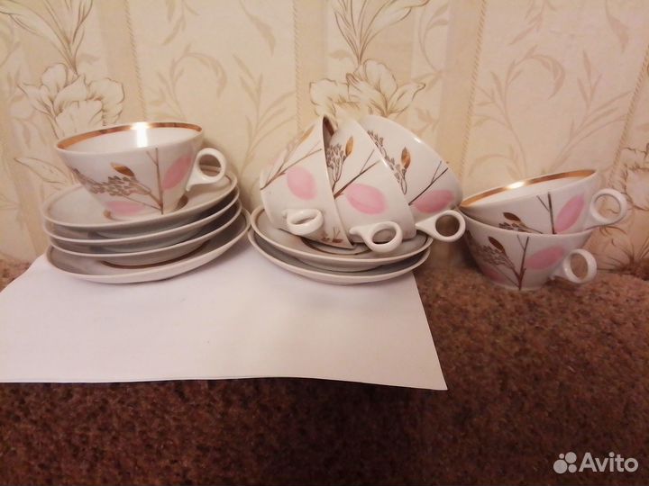 Чашки, кружки, менажницы и др