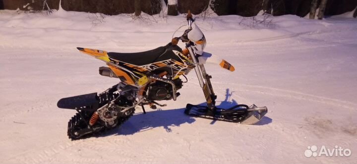 Сноубайк в сборе