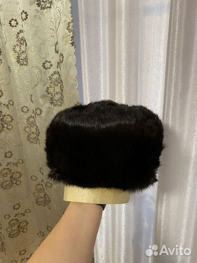 Мужская шапка ушанка кролик новая