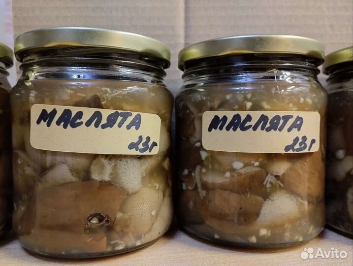 Маслята консервированные