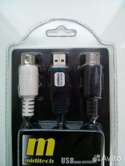 Midi USB интерфейс Miditech midilink mini