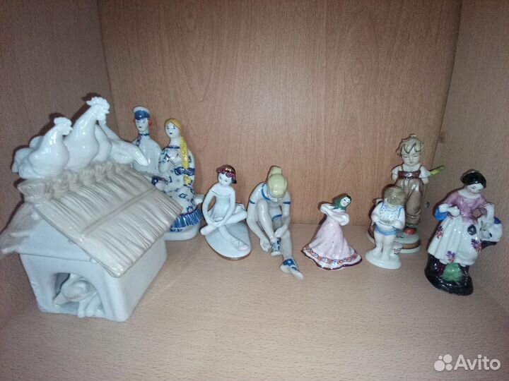 Фарфоровые статуэтки СССР лфз Дулево