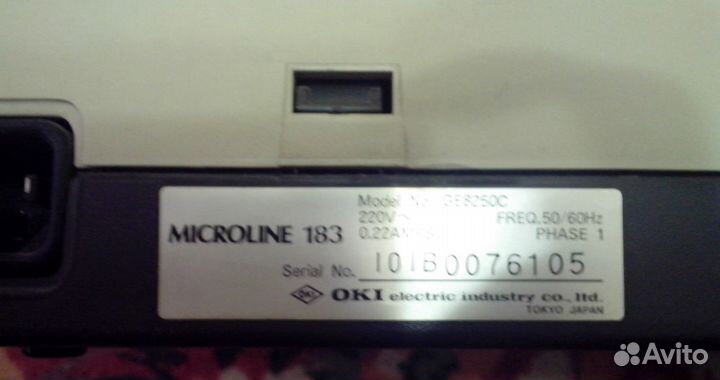 Матричный принтер OKI Microline 183